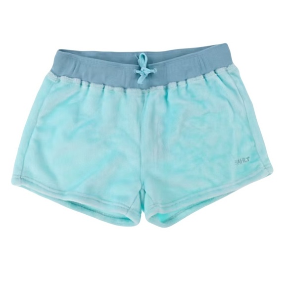 Sahlt Pants - Sahlt Women’s Fuzzy Lounge Shorts Large Like New Teal 3” Inseam